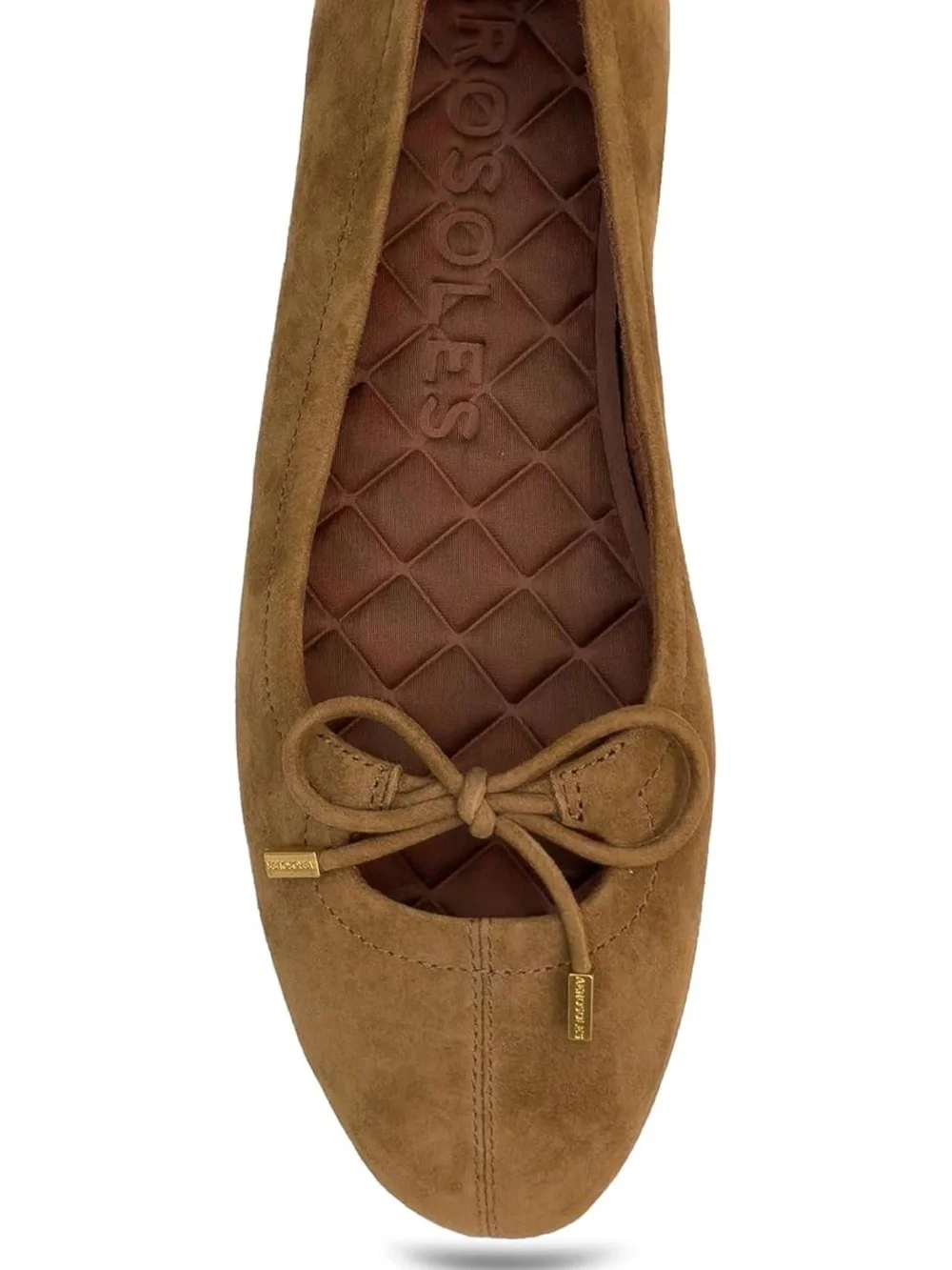 Aerosoles Perle Brown Suede Ballet Flat